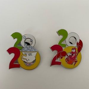 Disney 2020 pins - Chip & Sebastian